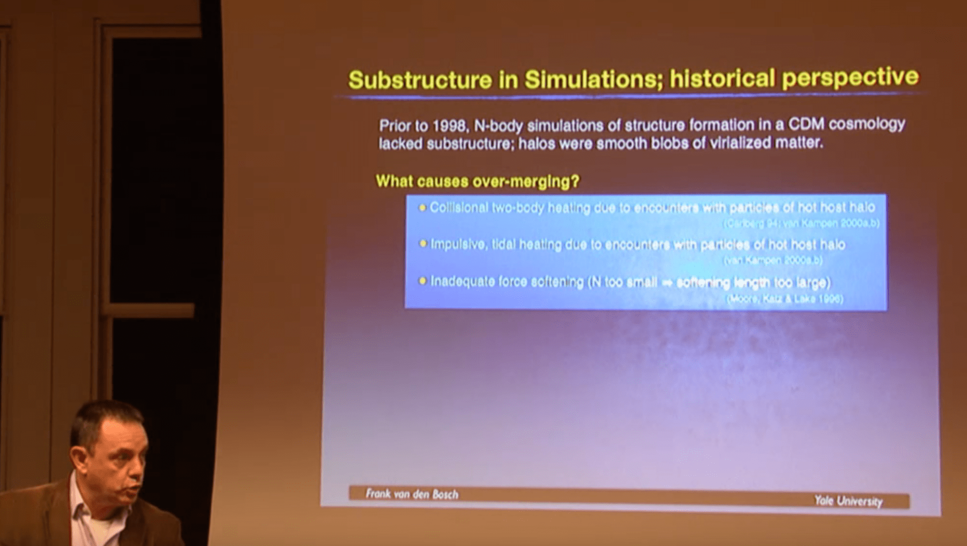 Dark Matter Substructure: Cosmological Treasure Trove or a Pandora’s (Princeton, December 2016) — image from Frank van den Bosch’s website