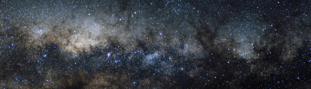 The Milky Way across a star-filled sky